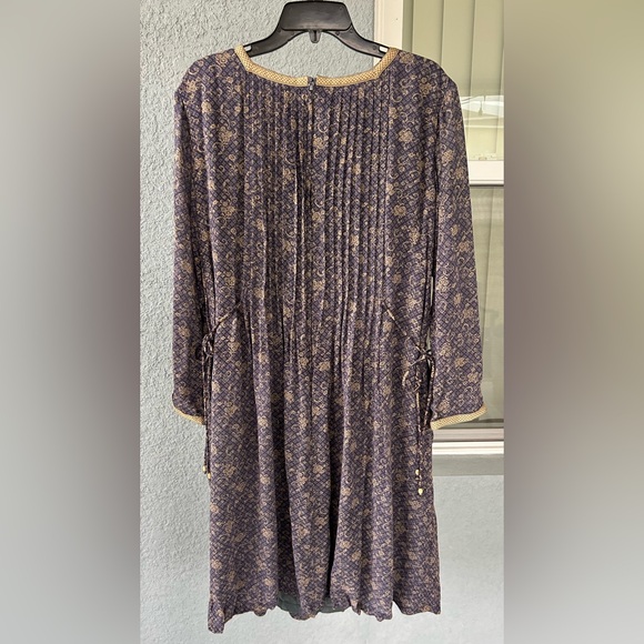 Sarah Elizabeth Vintage 18W Square Neck Cottagecore Prairie Modest Pleats Dress - Picture 2 of 7